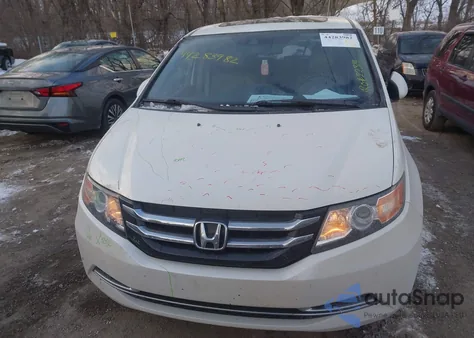 2014 Honda Odyssey Ex-L z USA, uszkodzony, nr VIN 5FNRL5H69EB022043